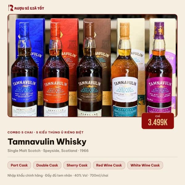 Combo whisky Tamnavulin